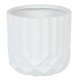 thumbnail image 1 of Luxen Home WHPL1373 14,7 Po Planteuse Moderne Ronde MgO&44; Blanc, 1 of 5