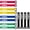 Multicolor, variant on LeKou Cable Ties Metal Buckles Hook and Loop Ties Reusable Cable Ties Mix Sizes 35 Pack