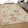 thumbnail image 6 of Addison Rugs Mayfield Premium Machine Washable Transitional Bohemian Gold Rectangle Rug, 10' x 14', 6 of 6