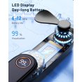 thumbnail image 3 of Miniventilador portátil SWEETFULL con pantalla LED y linterna, 3 of 7