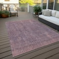 thumbnail image 6 of Addison Rugs Chantille Indoor/Outdoor Transitional Stripes Mauve Washable Rectangle Rug, 3' x 5', 6 of 6