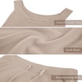 thumbnail image 5 of Women Summer 2 Piece Outfits Knit Halter Tank Top And Shorts Lounge Set, 5 of 6