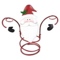 thumbnail image 2 of Advancent Soporte de copa de vino para encimera, soporte de Metal de hierro para botellas de vino, copas, Festival, decoración de Navidad, barra Kits de decoración para fiestas Sombrero rojo, 2 of 6