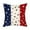 J, variant on Patriotic American Flag Heart Throw Pillow Cover, Decorative Cushion Case for Sofa, Couch, Bed, 18x18 Inch, USA Pride Home Decor