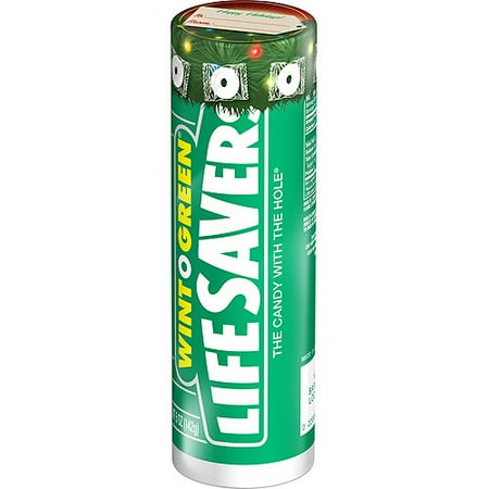 Life Savers Holiday Wint O Green Mints Tin, 5 Oz.