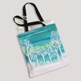 thumbnail image 2 of ABPHQTO Christmas Happy New Year Trees Snowflakes Falling Snow Canvas Bag Reusable Tote Grocery Shopping Bags Tote Bag 14x16 inch, 2 of 2