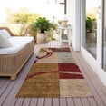 thumbnail image 6 of Addison Rugs Chantille Indoor/Outdoor Transitional Geometric Wheat Washable Runner Rug, 2'3" x 7'6", 6 of 6