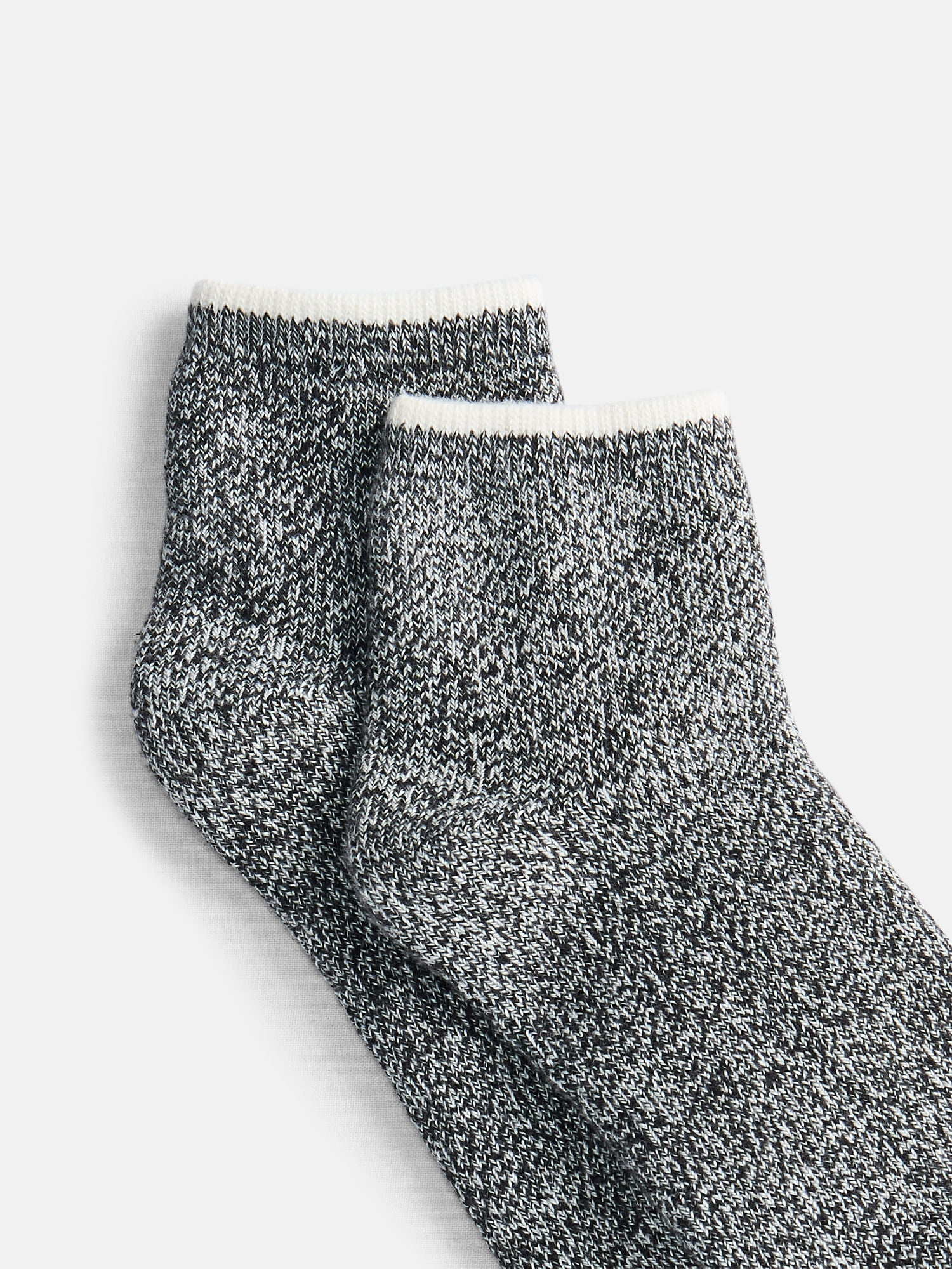 Joyspun Women's Comfort Full Terry Ankle Socks, 3-Pack, Size 4-10