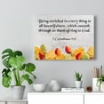 thumbnail image 6 of Scripture Walls  Thanksgiving to God 2 Corinthians 9:11 Wall Art Bible Verse Print Ready to Hang Unframed, 6 of 10