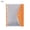Orange, variant on weibbin 6 Pack Plastic Envelopes Binder Pocket 11 Holes Expandable Binder Folders for Document Pouch with Snap Button & Label Loose-Leaf Transparent for School Home Office