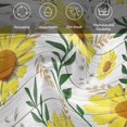 thumbnail image 6 of Yellow Daisy Cloth Napkins, Farmhouse Country Flower Leaf Plant Wood Grain Washable and Reusable Dinner Napkins Set of 8, Table Napkin for Kitchen Party Birthday Wedding Hotel Housewarming 20"x20", 6 of 9