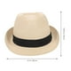 thumbnail image 2 of KAKOWELY Sombrero de paja tejido para exteriores, playa, unisex, para hombre y mujer, 2 of 4