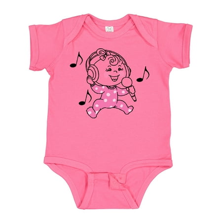 

Inktastic Baby Girl Music Future Singer Gift Baby Girl Bodysuit