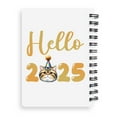 thumbnail image 2 of Hello 2025 Exotic Shorthair Celebrates Happy New Year Firework Balloon Spiral Bound Journal Cat Lover Kitten Owner Gifts 5x7in Spiral Notebook - 02024, 2 of 5
