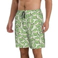 thumbnail image 2 of Kdxio Cute Crocodile Pattern Mens Casual Shorts - Drawstring Summer Beach Sports Shorts for Men, 2 of 9
