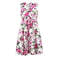 thumbnail image 2 of Richie House Girls' Big Flower Print Cotton Dress RH2662-A-6, 2 of 7