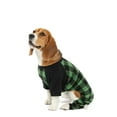 thumbnail image 3 of Leveret Dog Cotton Pajama Black & Green Plaid M, 3 of 4