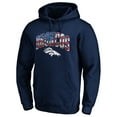 thumbnail image 2 of Men's Navy Denver Broncos Banner Wave Pullover Hoodie, 2 of 3