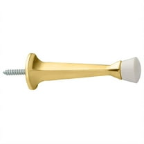 Design House Cast 20-Pack Steel Door Stop Wall Protector with Rubber Tip, Polished Brass