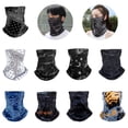 thumbnail image 2 of Unisex Face Scarf Breathable Ice Silk UV Sun Protection Ear-hook Mask X4A6, 2 of 9