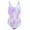 Purple, variant on Odeerbi One Piece Swimsuit for Teen Girls Bathing Suit High Cut Swimwear Summer Fashion Cute Print Bikini Sling Beachwear Green