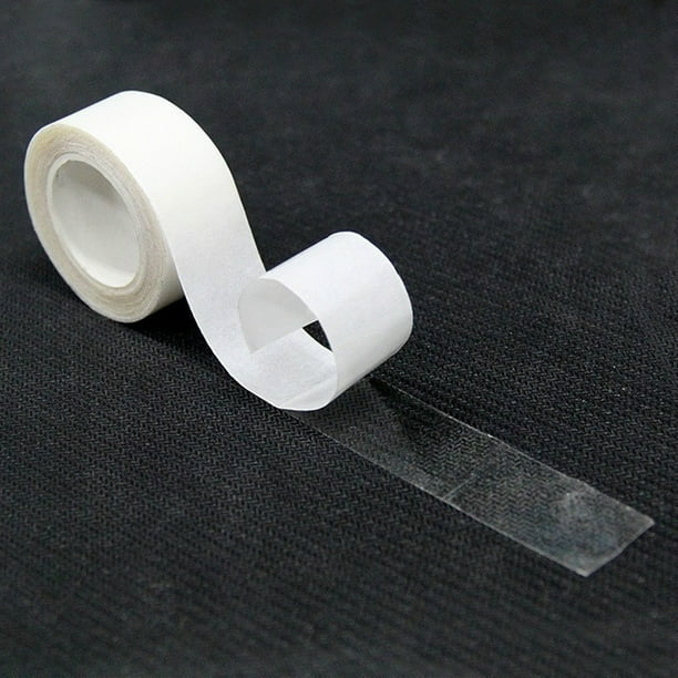 Cinta adhesiva de doble cara para ropa, cinta adhesiva para ropa extra fuerte durante todo el día, cinta de moda versátil para tela, vestido, tela, dobladillo, cinta transparente.