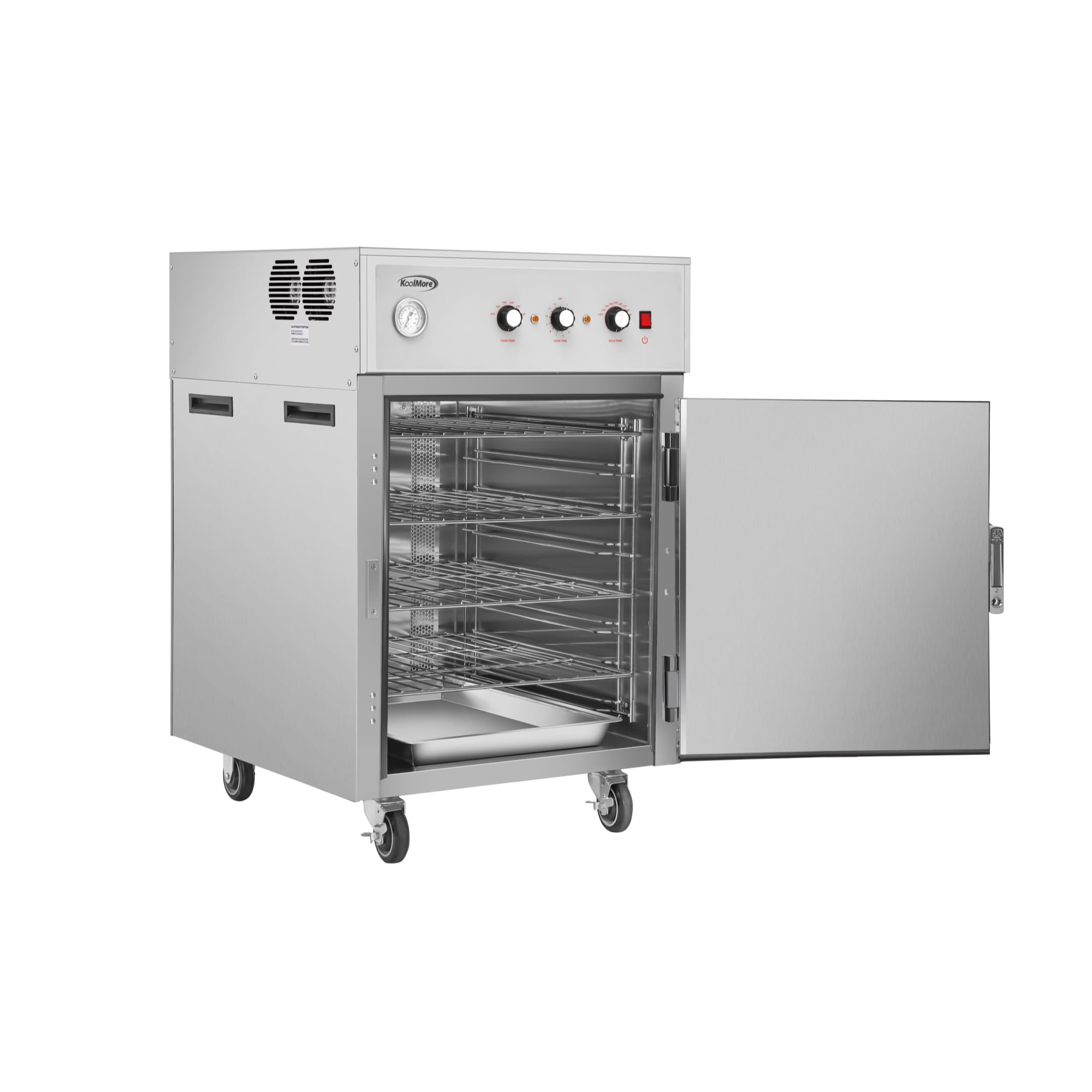33 in. Half Size One-Door Commercial Cook And Hold Oven, 3000W/240V in Stainless-Steel (KM-CCAH3-1D)