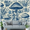thumbnail image 4 of Orinice Mushroom Tapestry Wall Hanging Unique Style Graphic Tapestries for Home Wall Decor Living Room Bedroom Apartment Farmhouse Dorm Art 40x30inch, 4 of 6