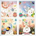 thumbnail image 4 of maskred 4 Pcs Autocollants Électrostatiques en PVC pour Ufs de Lapin Réutilisables Fournitures de Pâques Murales pour Fête Ornements de Maison, 4 of 6