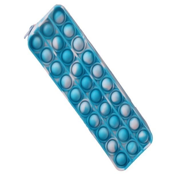 Lápices De Silicona Juguete Sensorial De Burbujas Simples Bolsa De Almacenamiento De Papelería Juguete De Descompresión Para Niños seitruly HA040780-03