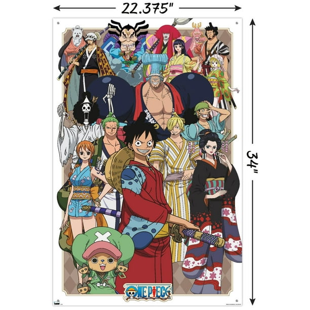 One Piece - Alliance Wall Poster with Push Pins, 22.375