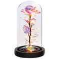 thumbnail image 1 of Regala una rosa con forma de arcoíris en forma de cúpula de cristal para mamá, 1 of 8