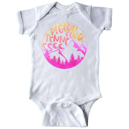 

Inktastic Pigeon Forge Tennessee- Mountains in Sunrise Colors Gift Baby Boy or Baby Girl Bodysuit
