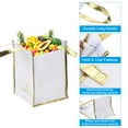 thumbnail image 4 of Uxcell Insulated Grocery Bag Food Delivery Tote Food Container 21cmx21cmx29cm White, 4 of 6