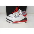 thumbnail image 2 of N I-K-E A i r-Jor-dan 3 Retro Fire Red Size 8.5 DN3707-160 OG Cement Reimagined White, 2 of 6