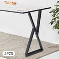 thumbnail image 6 of Set of 2 Metal Table Legs 32 inch Coffee Table Legs Desk Legs Industrial Style, 6 of 21