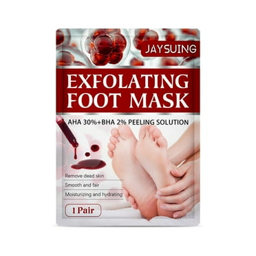 AYFFDIYI 10 Pcs Exfoliating Peel Foot Mask Feet Mask Socks Remove Callus Hard Dead U9R4