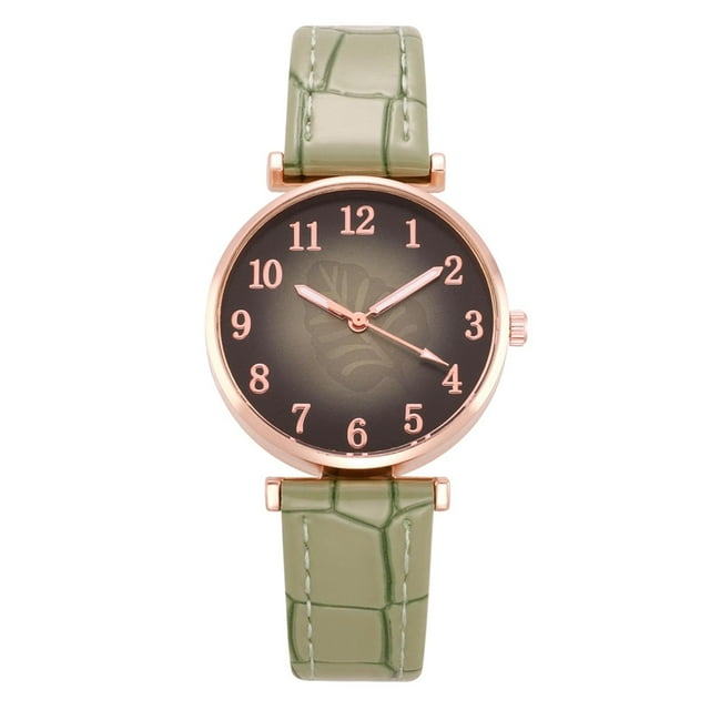 Puntoco Nuevo reloj de moda con correa para mujer, pulsera de cuarzo de ocio para mujer, pulsera con caja de regalo