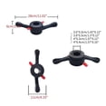 thumbnail image 3 of 36/38/40mm 3/4mm Quick Nut Wing Nut Swift Release Clamp For Wheel Balancing Machine Quick Balance Tire Fitting Machine 40mm 4mm, 3 of 5