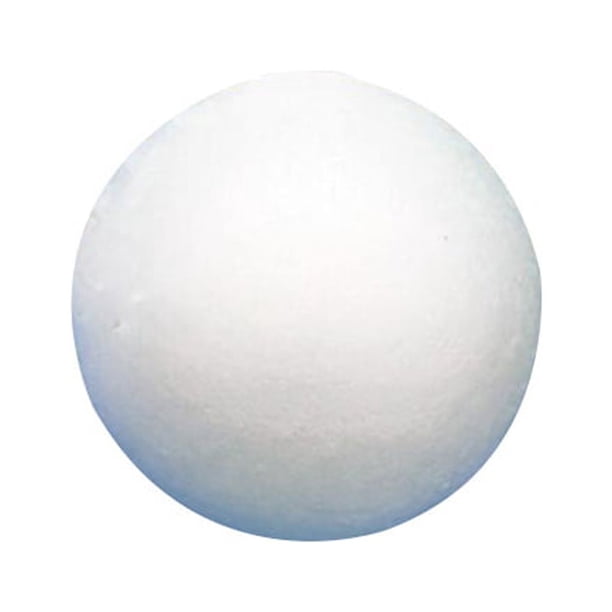 Billuyoard Proyecto de bolas de espuma de poliestireno de 100 piezas, suministros de boda redondos, bola redonda sin terminar, decoración de Decoración 2cm