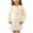 Beige, variant on Nilvkv Cardigan for Girls, Sweaters for Girls, Crew Neck Button-Up Knit Cardigan with 3D Bee Applique for Spring and Fall Wear Beige 7-8 Years