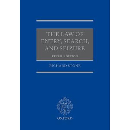 The Law Of Entry Search And Seizure Walmart Com