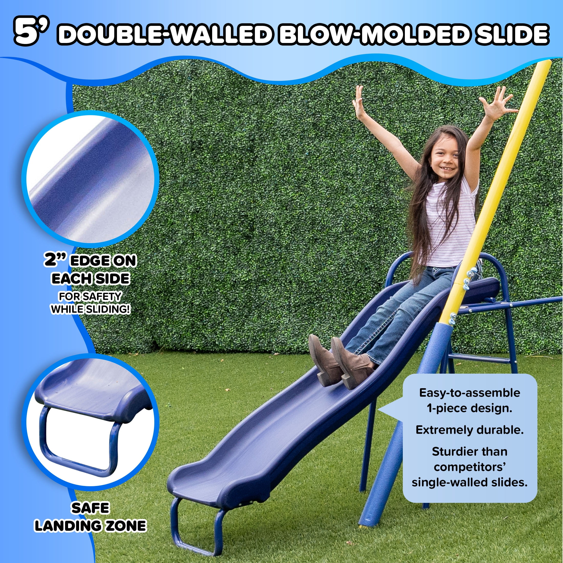 Sportspower Super Flyer Swing Set with 2 Flying Buddies