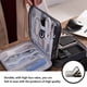 thumbnail image 2 of Inteprter Accesorio electrónico 3 capas Multi-compartimentos Estuche de transporte Capacidad Cable Organizador Bolsa Vacaciones Viajes Cables Cámara Carpetas de archivos Negro, 2 of 6