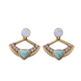thumbnail image 1 of Pendientes de oreja de imitación Perfecl para Mujeres 3 x 3 cm Aleación Cristal Piedras preciosas sintéticas, 1 of 8