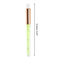 thumbnail image 2 of Unique Bargains 1 Pc Rhinestone Nose Brush for Bathroom Green Plastic Handle Nylon Hair, 2 of 5