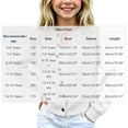 thumbnail image 2 of Mooqilaa Girls Cardigan Sweater, Ribbed Knit Button Front Casual Long Sleeve Fall Winter Cardigans Size 14-15 Years White, 2 of 5