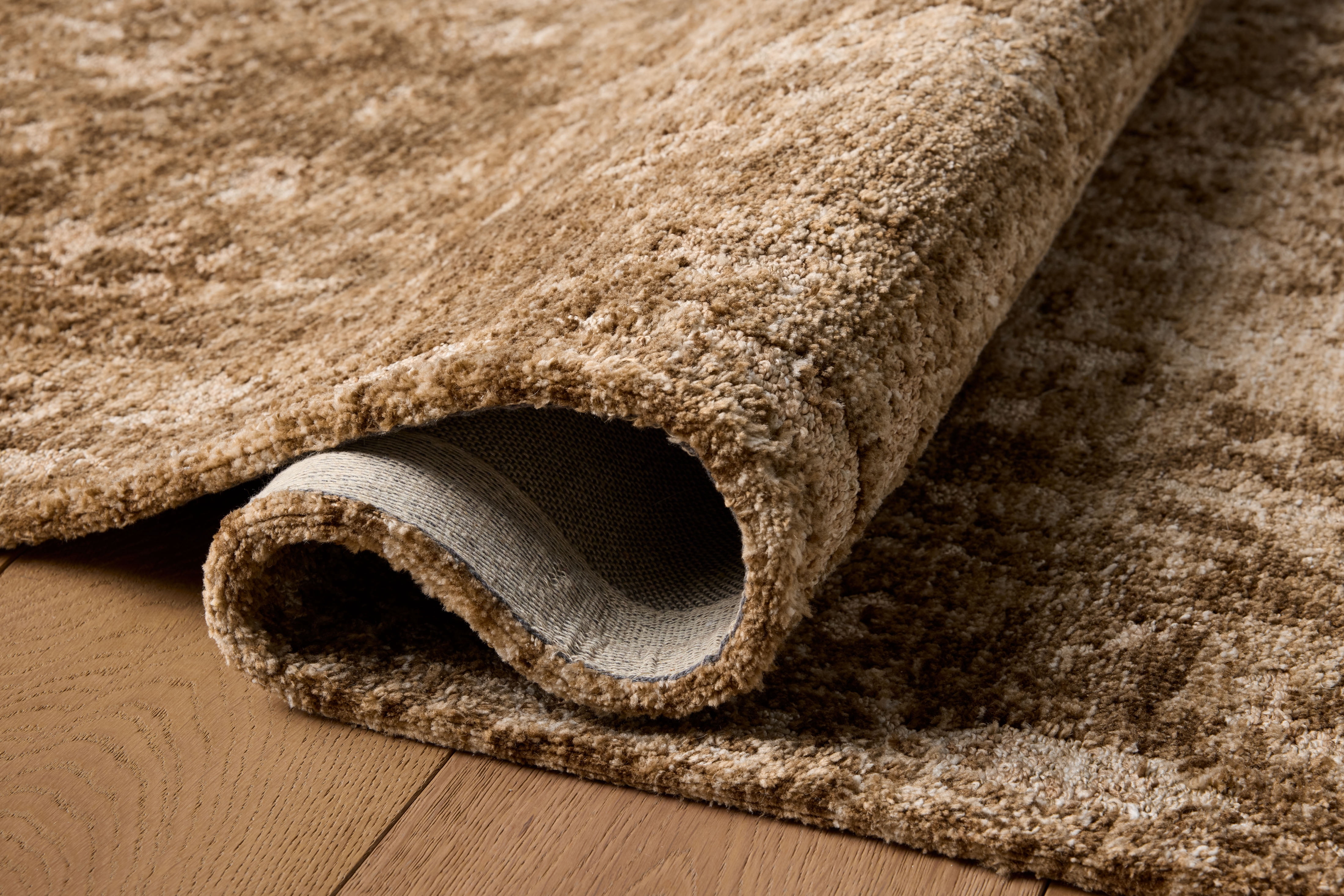 Loloi Percival Mocha / Sand 7'-9" x 9'-9" Area Rug