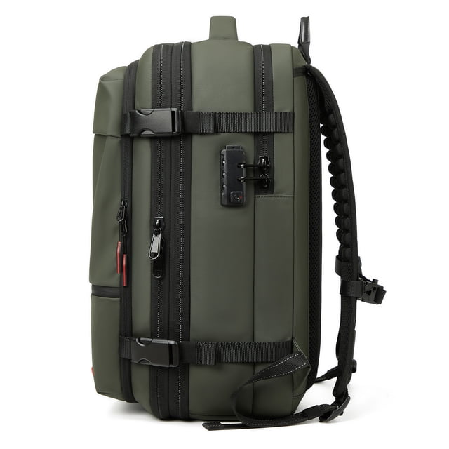 Mochila De Compresión De Sellado De Vacío De 25L A 60L, Mochila De Viaje A Prueba De Lluvia Expandible Con Compartimento Para Computadora Portátil De 17 Pulgadas, Bolsa De Viaje
