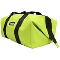 thumbnail image 3 of Green Wide Mouth Collapsible Genuine OEM Contractor?s Bag w/Full Top Single Zipper Action and Cross X Stitching, 3 of 4